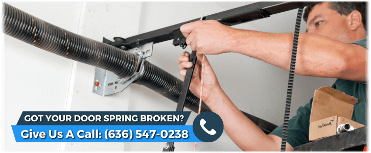 Broken Garage Door Spring St Charles MO